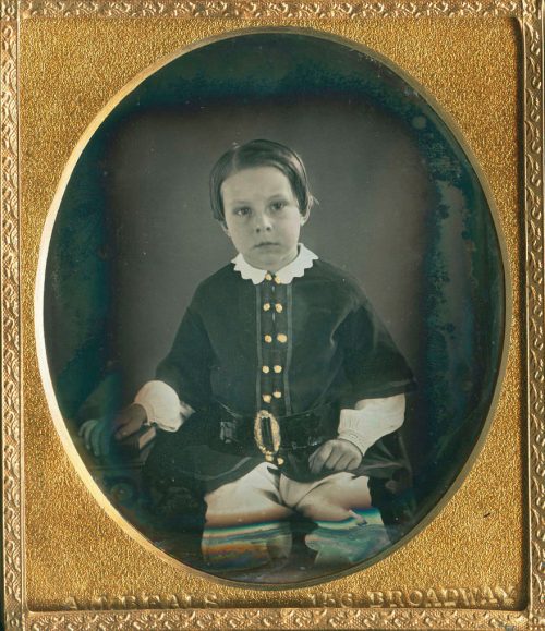Little Boy by Beals of New York, Sixth Plate Daguerreotype