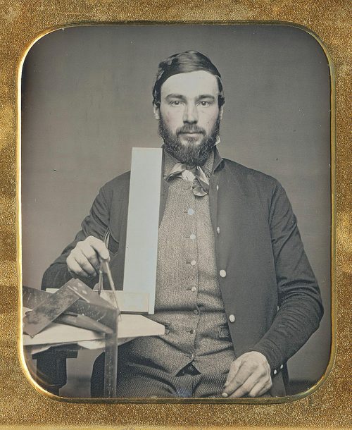 Handsome Draftsman with Tools, Sixth Plate