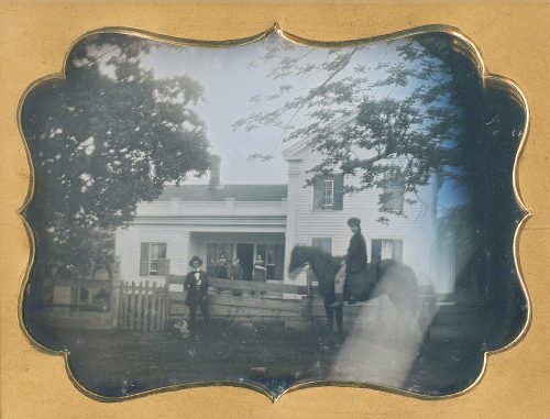 Ketchum (?) Family Homestead Quarter Plate Dag