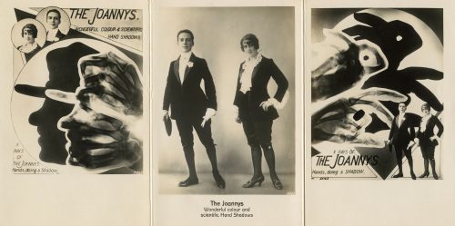 Trio of Connected, Silver Gelatin Promotion Photographs for ‘The Joannys’, a Family of Shadowcraftists