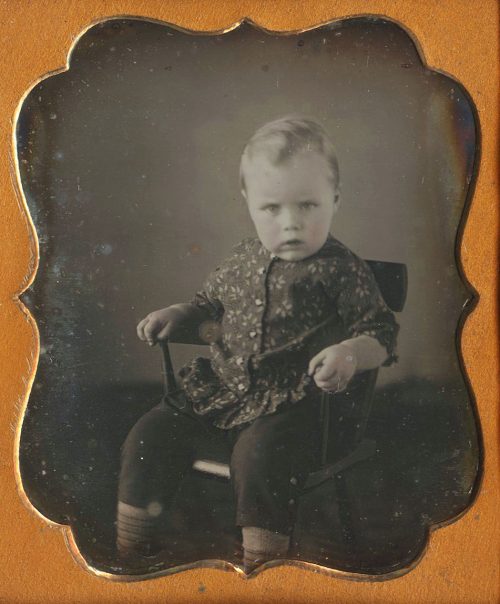 BOY READY TO BOLT.