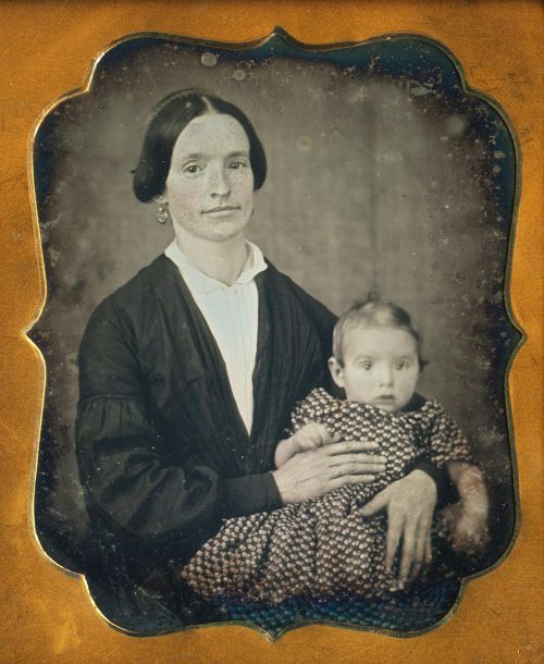 FRECKLED MOM & BABY.
