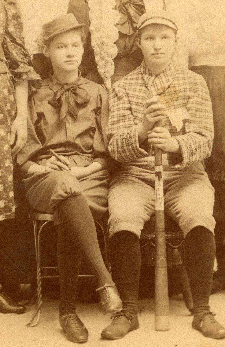 IOWA LADIES & BASEBALL BAT. - Image 2
