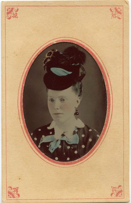 BLUE RIBBONS AND POLKA DOTS.